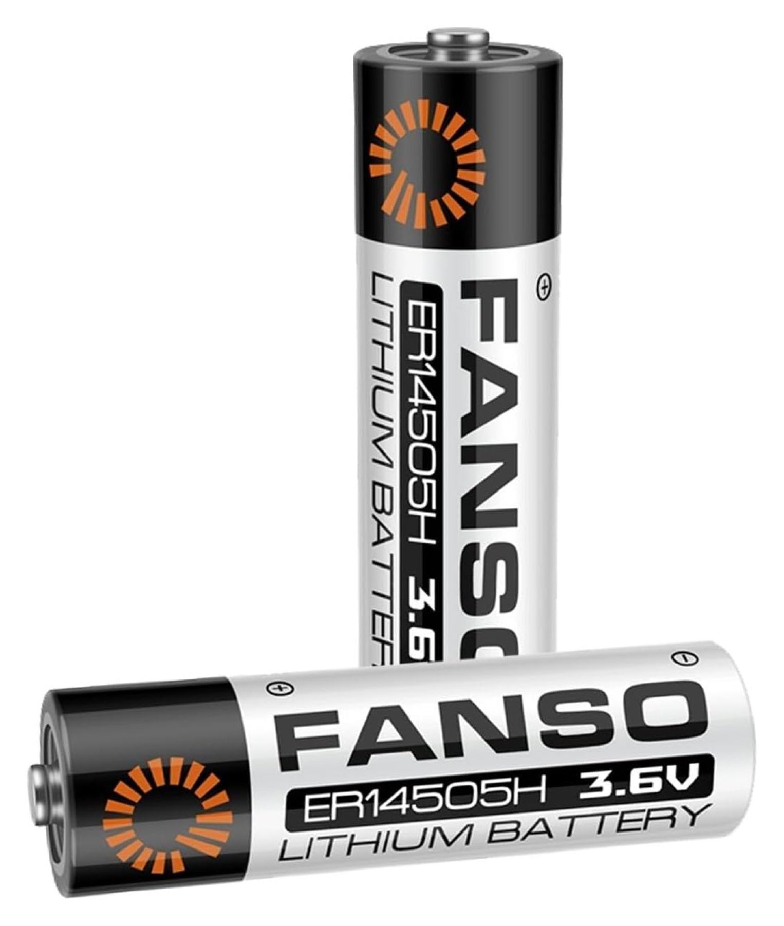 BULYAXIA 2 Pack FANSO ER14505H 3.6V Lithium Battery 2700mAh ER14505 LS14500 Li-SOCL₂ Non-Rechargeable Battery - image 1 of 5