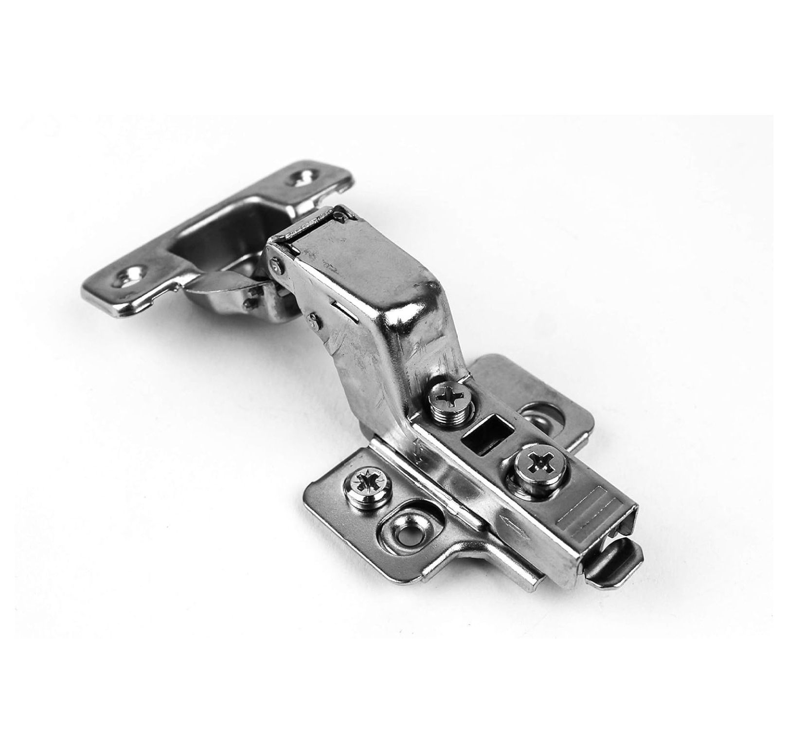 BULYAXIA (2 Pieces) Inset Soft Close Frameless Hinges, 110 Degree 6