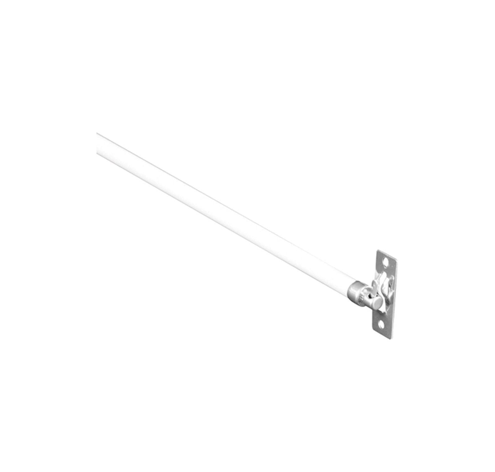 BULYAXIA 5/16Inch Swivel End Sash Curtain Rods 2 Rods 21 38 Inch