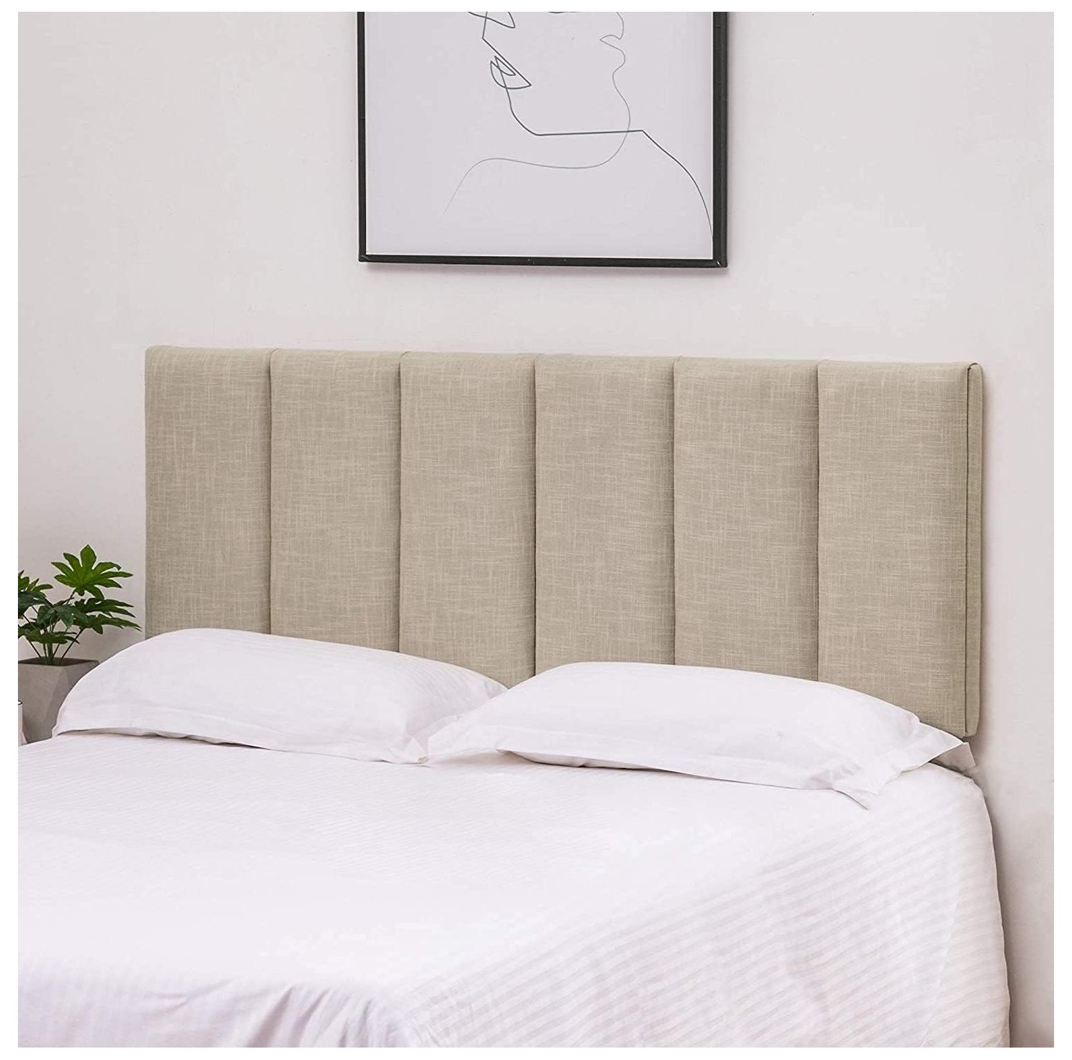 BULYAXIA Adjustable Headboard Queen Headboard Upholstered Queen Headboard Modern Bed Headboard