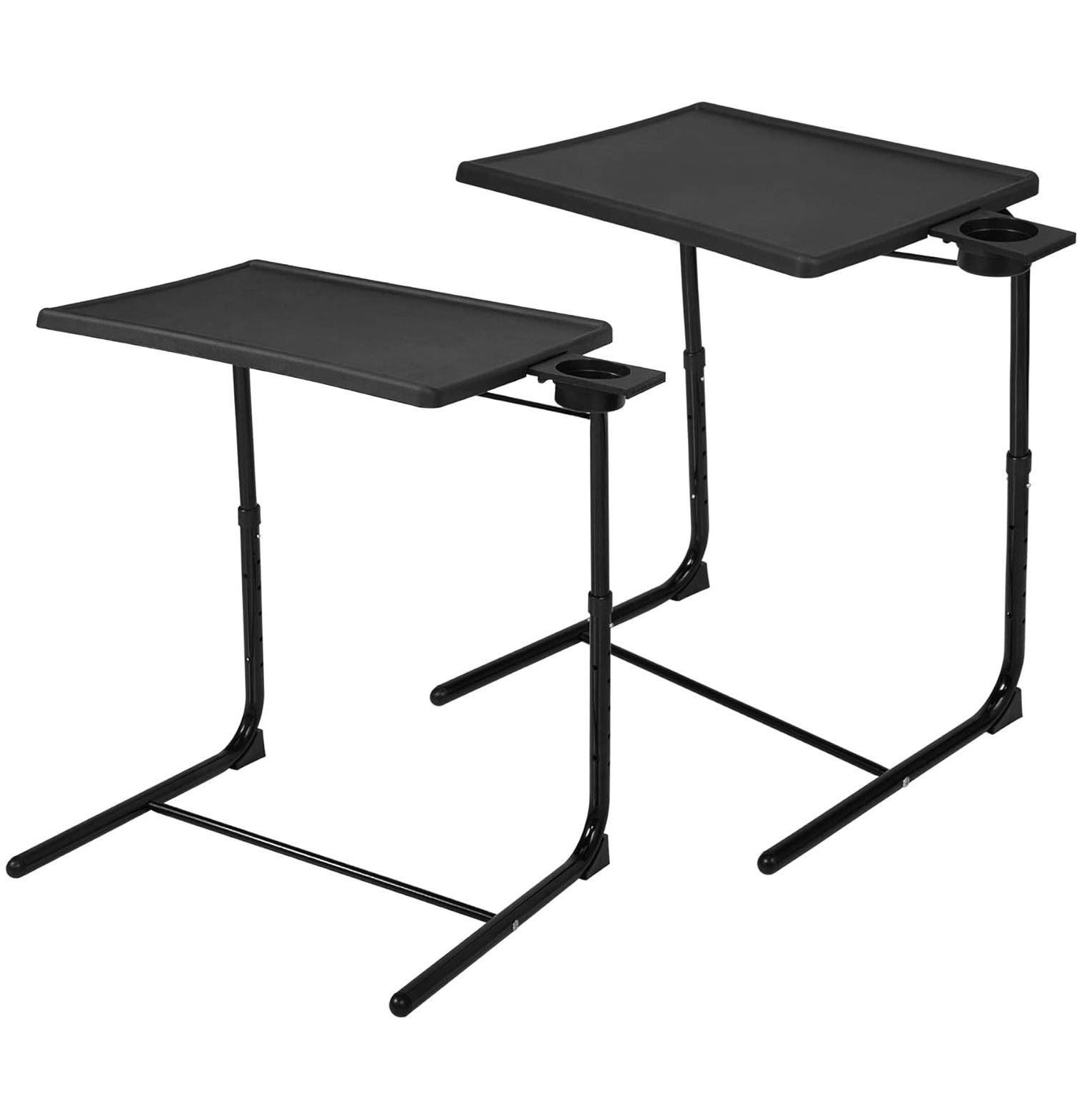 BULYAXIA Adjustable TV Tray,TV Trays Table for Eating on Bed & Sofa