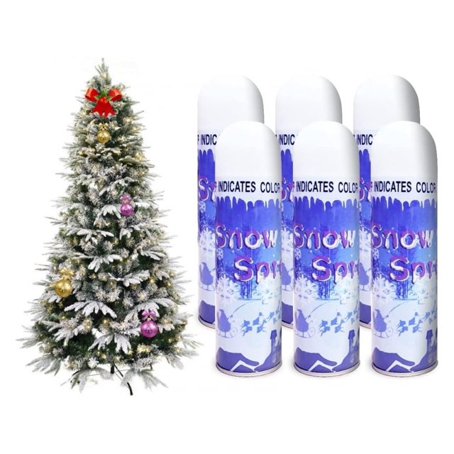 BULYAXIA Artificial Christmas Tree Snow Foam, 8 Oz Christmas
