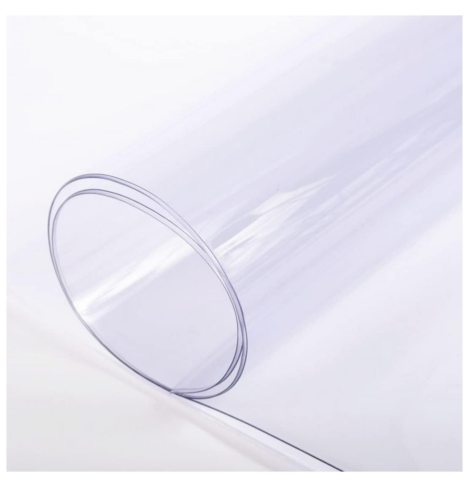 BULYAXIA Clear Vinyl Sheeting 15 Mil (4'6" x 3.5') Vinyl