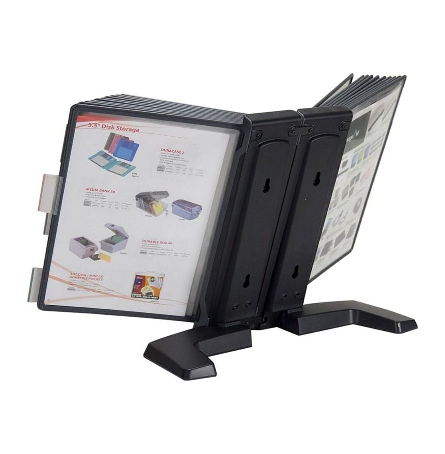 BULYAXIA Desktop Reference Organizer, Includes 20 Display Panels