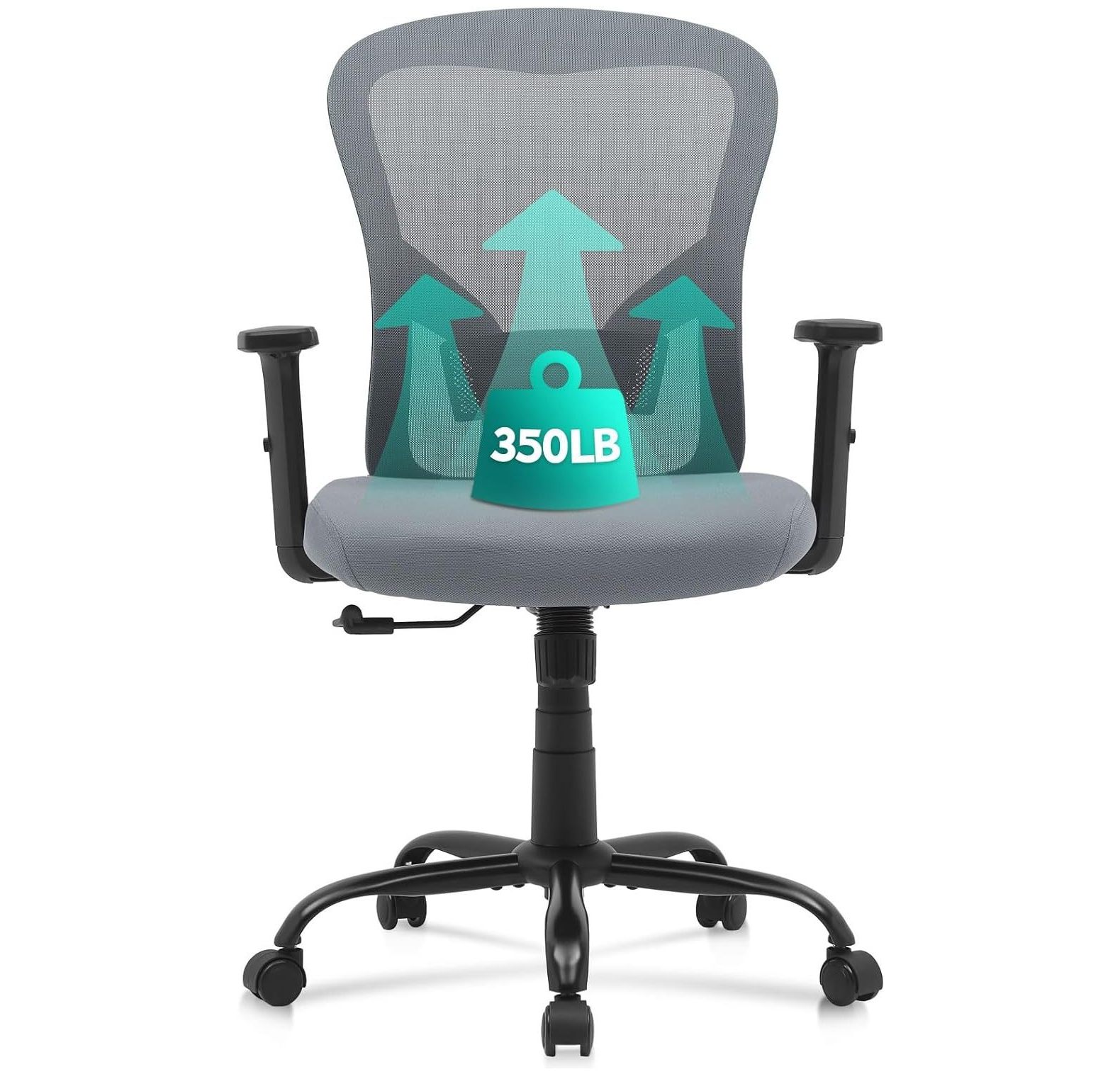 BULYAXIA Ergonomic Office Desk Chairs, 130°Tilt Rocking Desk Chair with