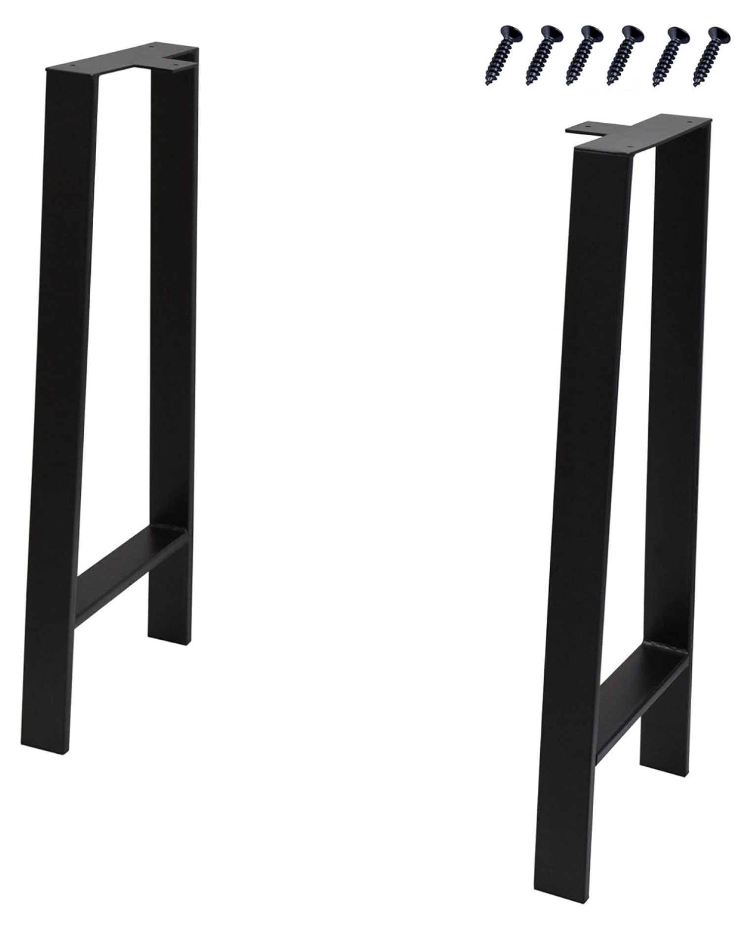 BULYAXIA H Type Square Tube Heavy Duty Table Legs 32" Height Legs for