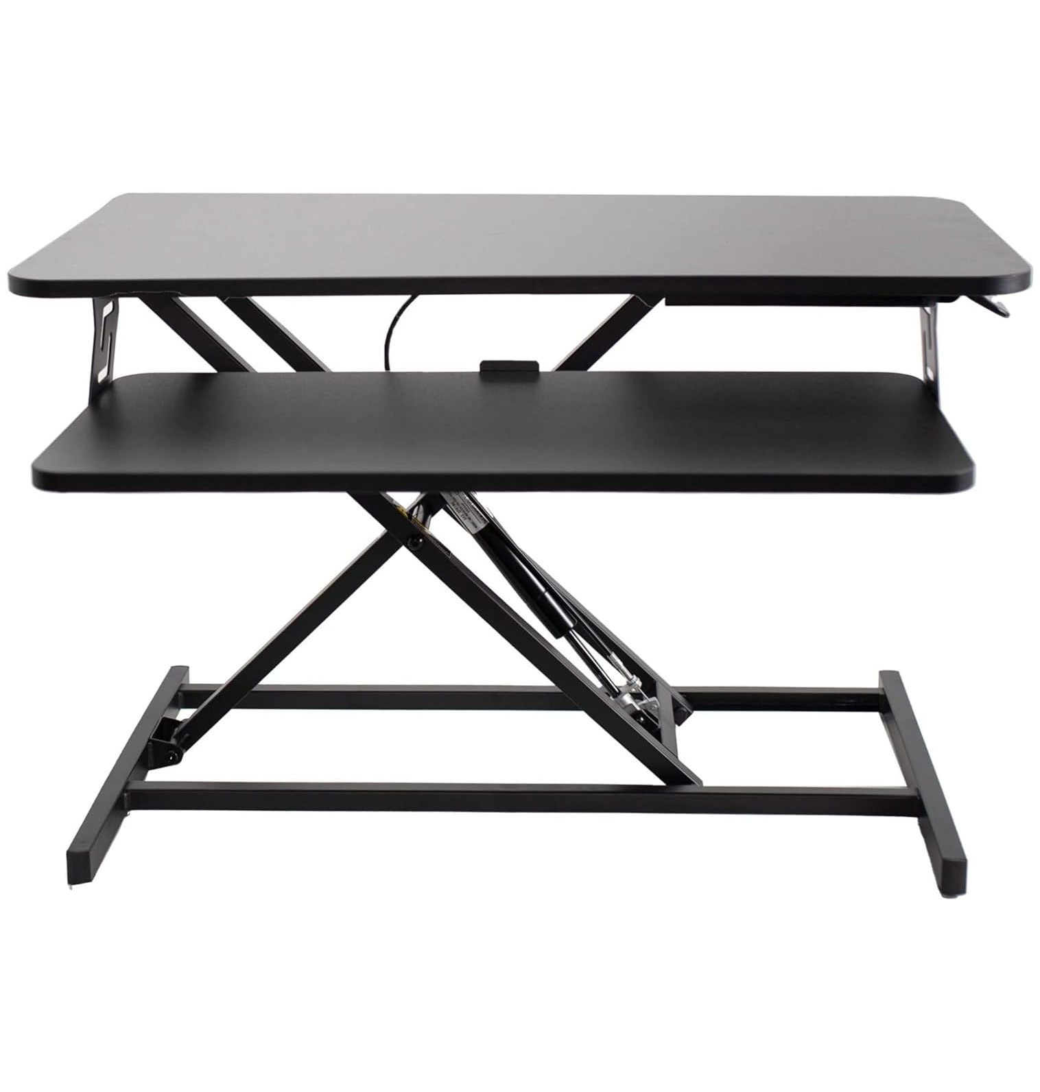 BULYAXIA Height Adjustable 32 inch Stand Up Desk Converter, Quick Sit