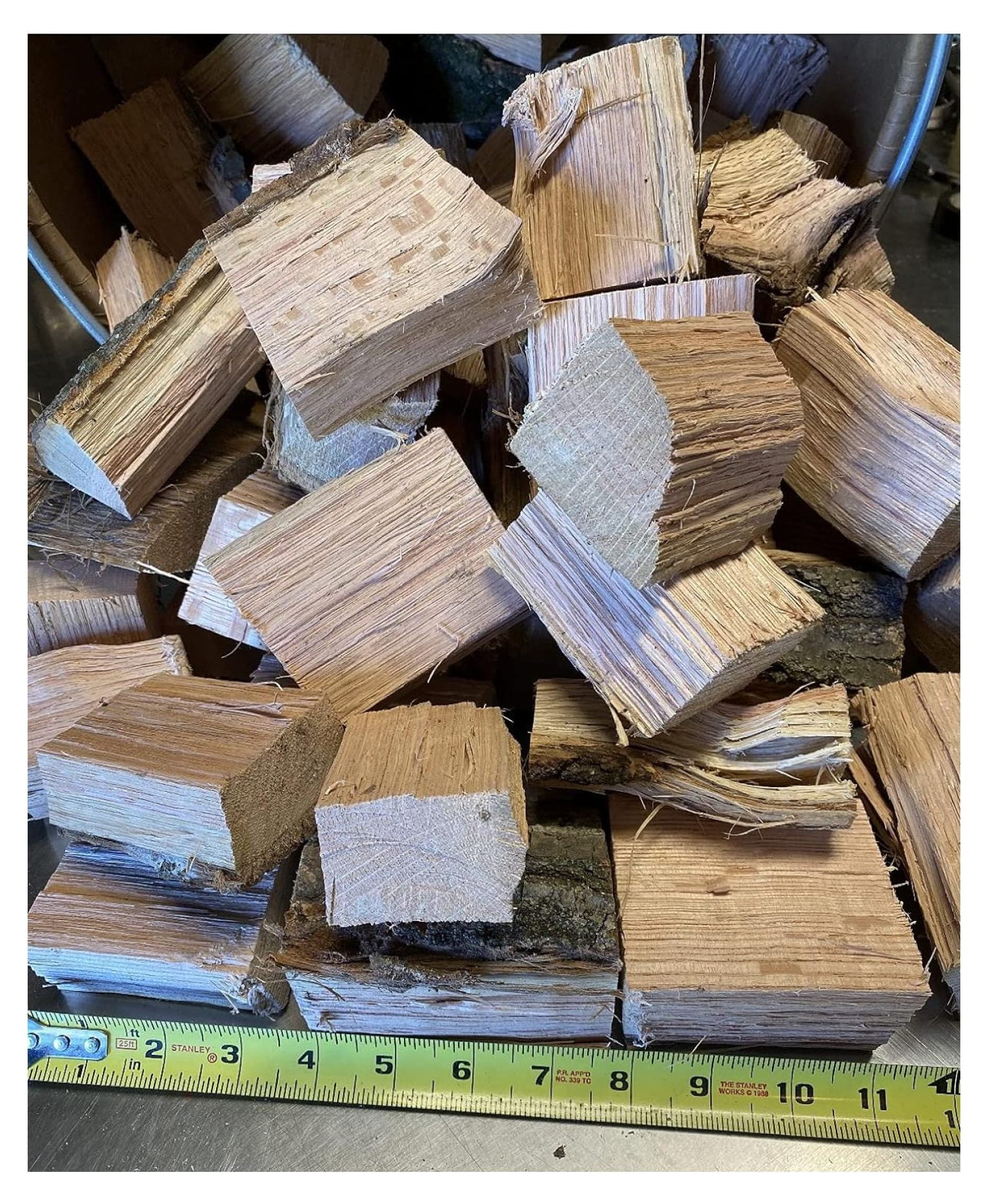 BULYAXIA Oak Wood Chunks BBQ Grilling Cooking Smoker 5 + pounds