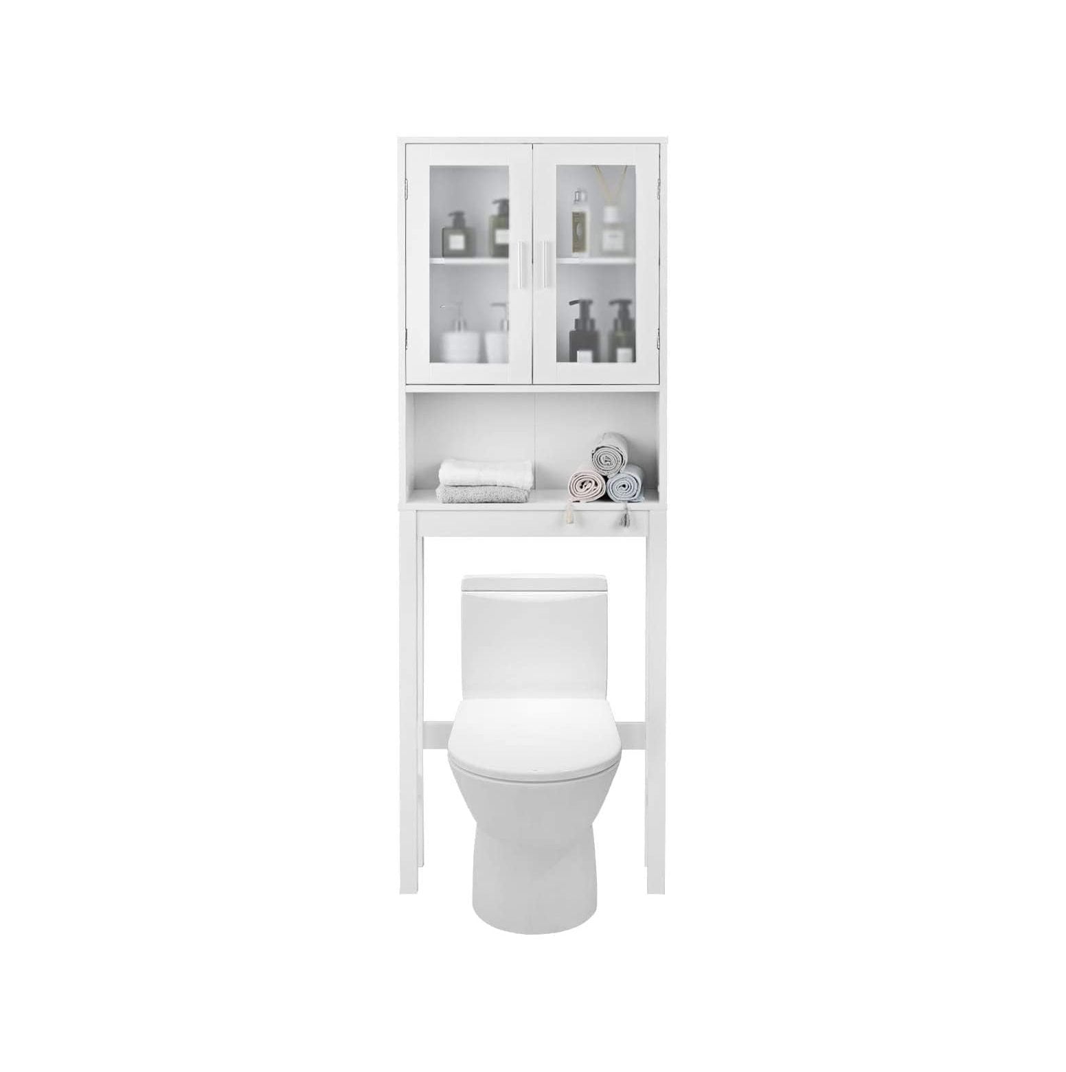 BULYAXIA Over The Toilet Bathroom Storage Organizer with