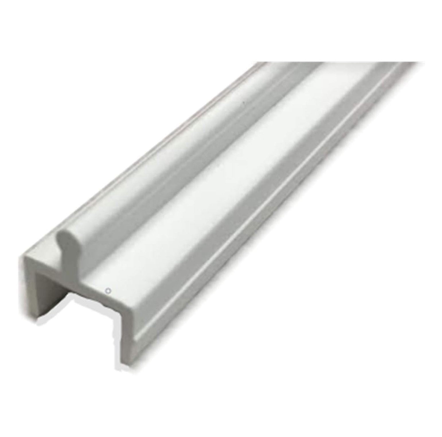 BULYAXIA Sliding Screen Door Track White Vinyl (1, 72 Inch)
