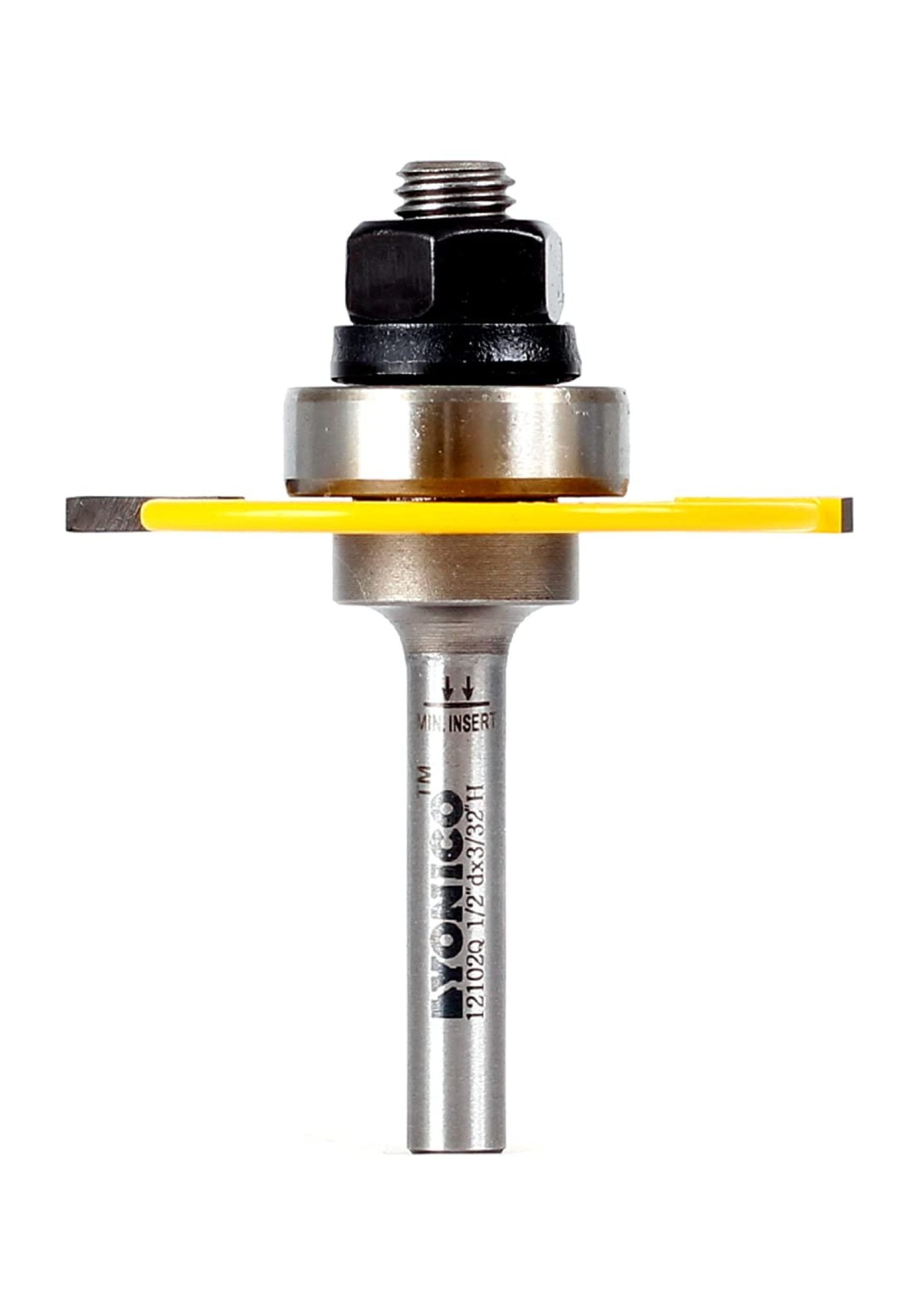 BULYAXIA Slotting Cutter Router Bit 3/32Inch 1/4Inch Shank 12102q