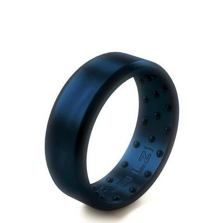 BULZi Wedding Bands, Massaging Comfort Fit Silicone Ring with