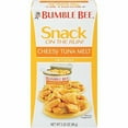 thumbnail image 1 of BUMBLE BEE Snack On The Run Crackers Kit, Cheesy Tuna Melt, 3.35 Ounce Kit (Case of 12), High Protein Snack Food, Canned Tuna, Healthy Snacks for Adults (Packaging mat Vary), 1 of 2