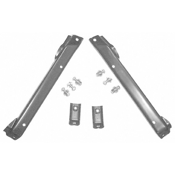 BUMPER BRACKET SET; FRONT; RWD; 4-PIECES; WITH FRAME BOLTS