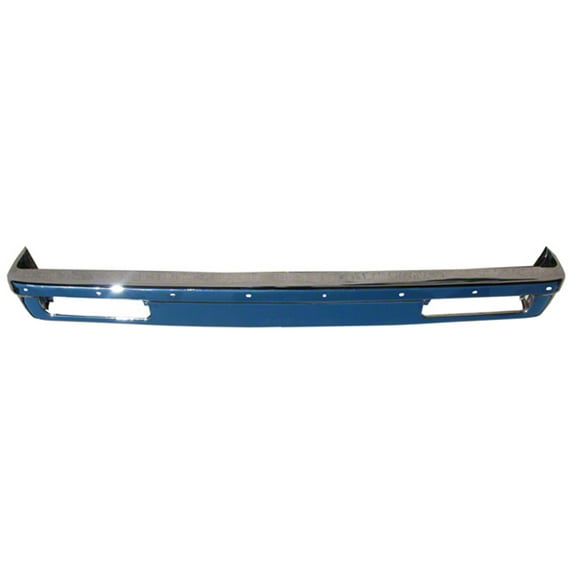 BUMPER FACE BAR REAR; WITHOUT IMPACT STRIP HOLES