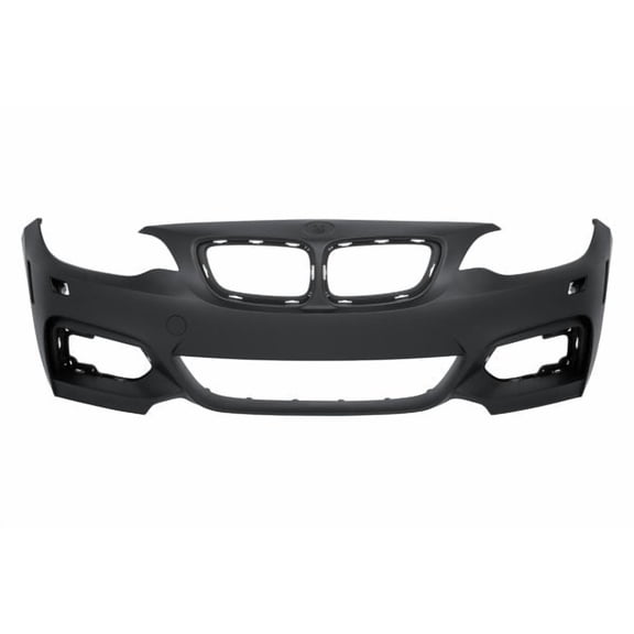 BUMPER FR PRIMED W/O SENSOR W/WASHER/M-PKG REPLACEMENT FOR BMW M240I XDRIVE CONVERTIBLE 2019 PARTSLINK NUMBER BM1000330