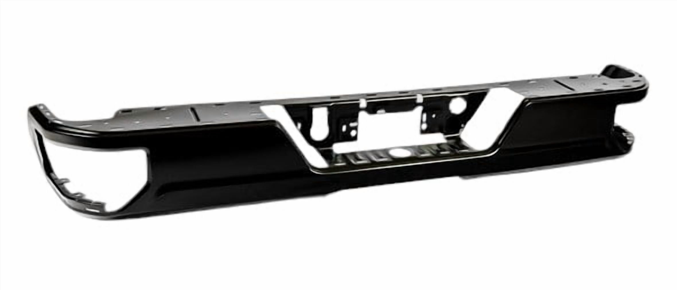 BUMPER RR ASSY CHROME W/BLIND SPOT BRACKETS/ PARK ASSIST SENSOR/ SINGLE ...