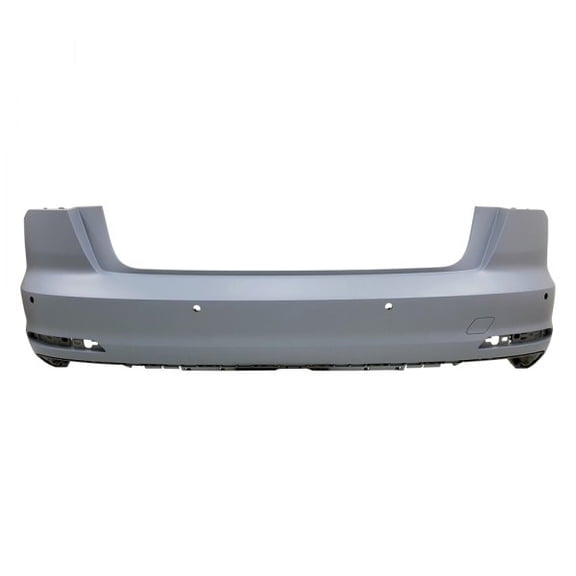 BUMPER RR PRIMED S-LINE W/PARK ASSIST W/O PARALLEL PARK ASSIST REPLACEMENT FOR AUDI S62023 PARTSLINK NUMBER AU1100260
