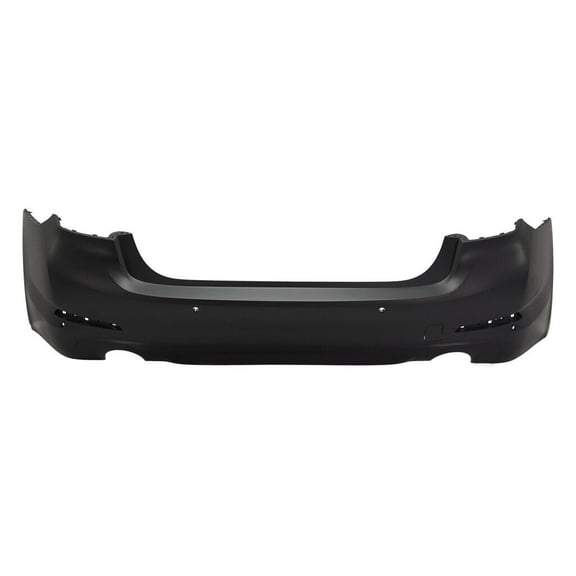 BUMPER RR PRIMED W/O PARK ASSIST/TRIM LINES W/PARK DISTANCE(FOR 530 SERIES W/O M-PKG) CAPA REPLACEMENT FOR BMW 530E SEDAN 2019 PARTSLINK NUMBER BM1100373C