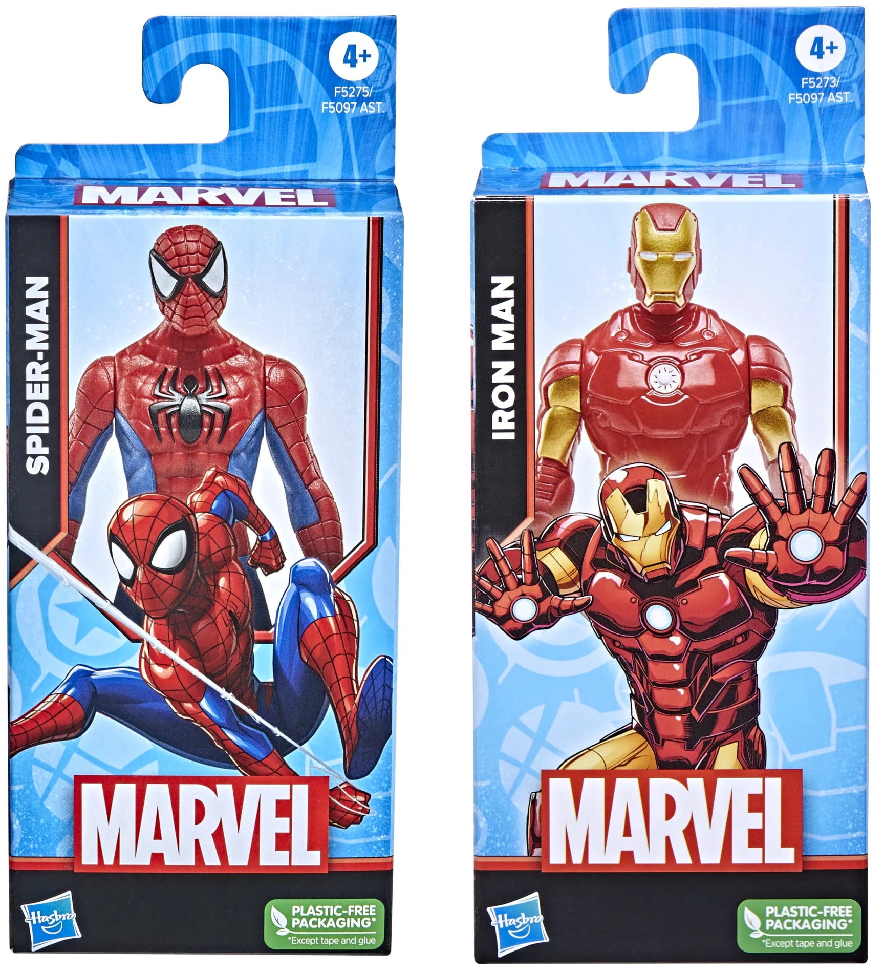 BUNDLE 2-PACK] Marvel Avengers 6-inch Action Figures Spider - Main Image
