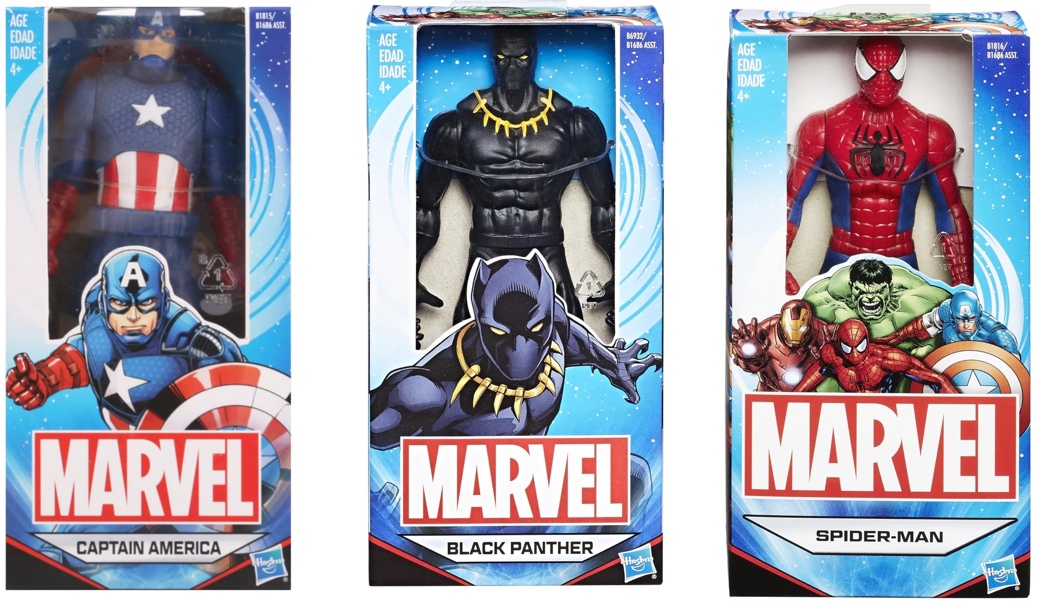 BUNDLE 3-PACK] - Marvel Avengers 6-inch Action Figures
