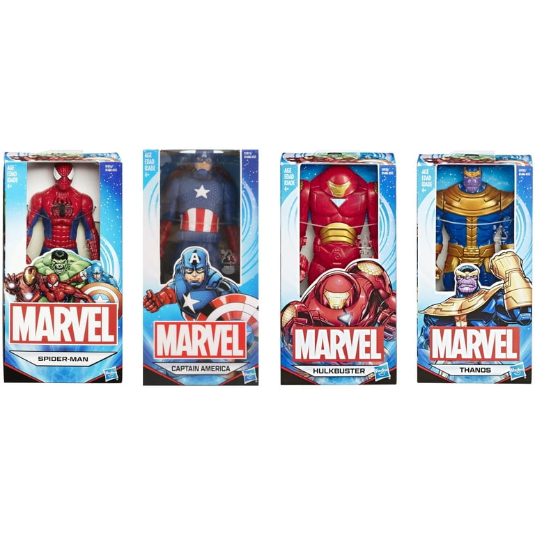BUNDLE 4-PACK] - Marvel Avengers 6-inch Action Figures - Spider