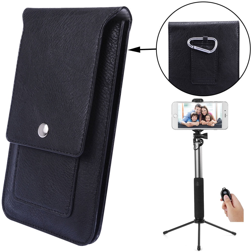 BUNDLE Professional Vegan Leather Vertical Smartphone Holster Wallet