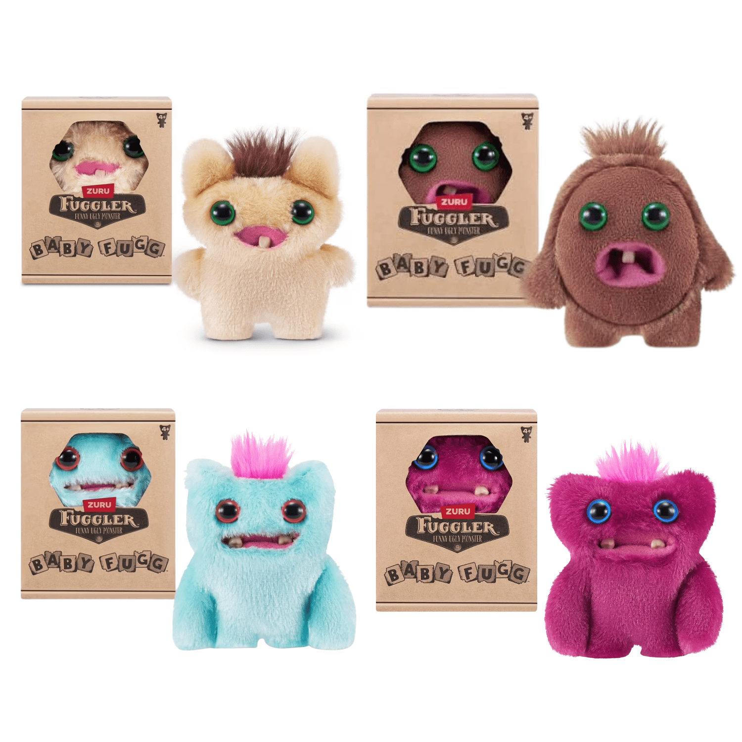 (BUNDLE) ZURU Fugglers Baby Fugg Series 4 3.5