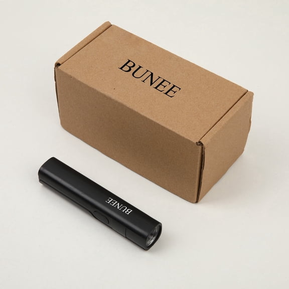 BUNEE  LED Flashlight, 6500 Lumen, Rechargeable, Dual Power  USB, Charging Bank, IP67 Waterproof