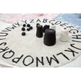 thumbnail image 1 of BUNGALOWANDBEYOND Round ABC Rug For Kids | Educational Alphabet Rug | Nursery, Playroom, Classroom, And Kids Room Rug | Play Area Rug | Alphabet Custom Rug | 5.11 ft Diameter, 1 of 8