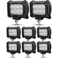 thumbnail image 1 of BUNKER INDUST 8Pcs 18W LED Light Pods 4 Inch Flood Beam Cube Work Lights Off Road Driving LED bars for Trucks Tractor UTV ATV Marine Golf Cart, 1 of 7