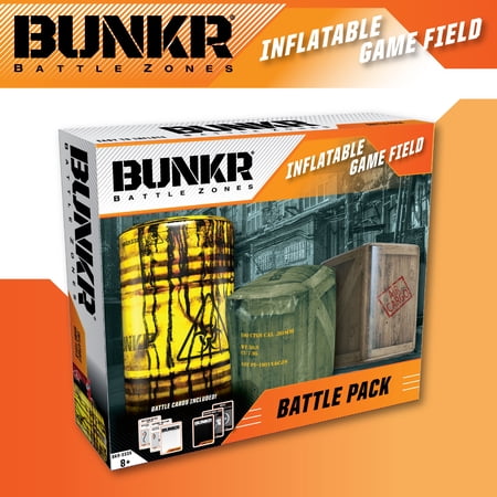 The Ultimate Nerf Battle Bunkr Inflatable Obstacle Course Set for Backyard Blaster Games, Team Challenges, and Outdoor Family Fun