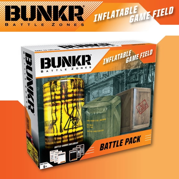 The Ultimate Nerf Battle Bunkr Inflatable Obstacle Course Set for Backyard Blaster Games, Team Challenges, and Outdoor Family Fun