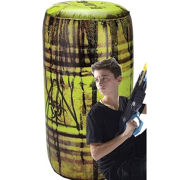BUNKR Inflatable Battle Zones Waste Barrel Battlezone for Blaster Battles Games