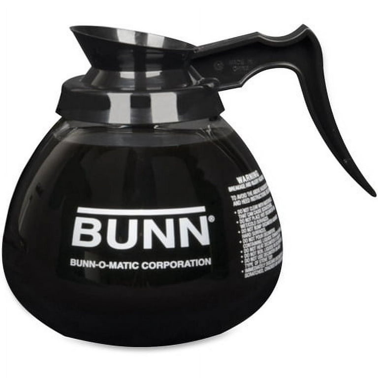 Bunn 12-Cup Decanter with Black Handle for Bunn Pour O Matic