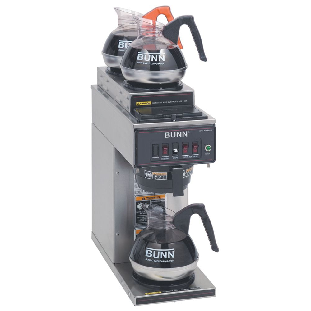 BUNN 12950.0356 CWT153 Automatic Coffee Brewer w/ 2U / 1L Warmers