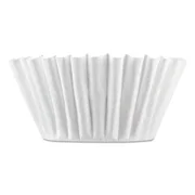 BUNN 8-12 Cup Home Model Coffee Filters, White, Basket style (100 Count)