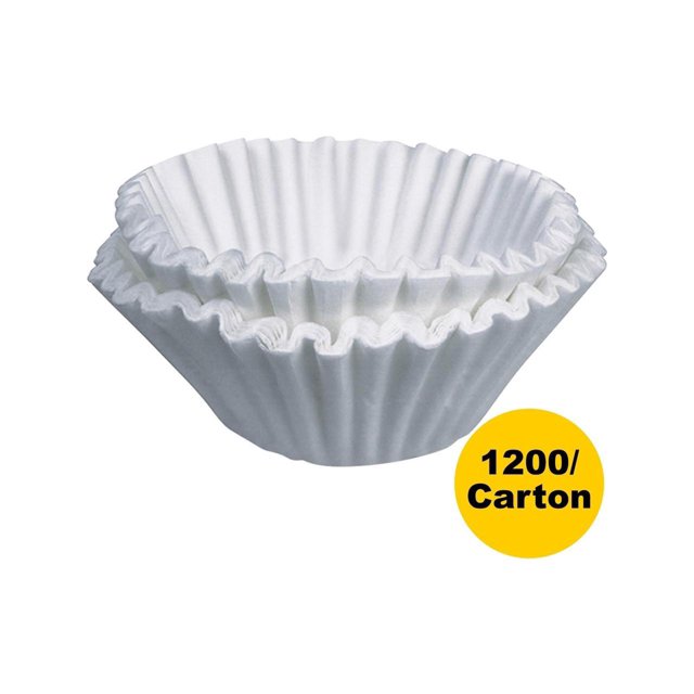 BUNN BCF100CT Coffee Brewer Filters, 12Cup Size 1200/Pack