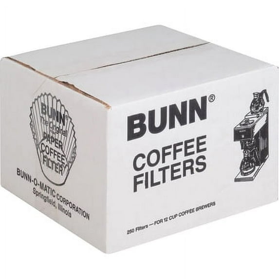 BUNN-Bunn Home Brewer Coffee Filters - 250 / Box - White