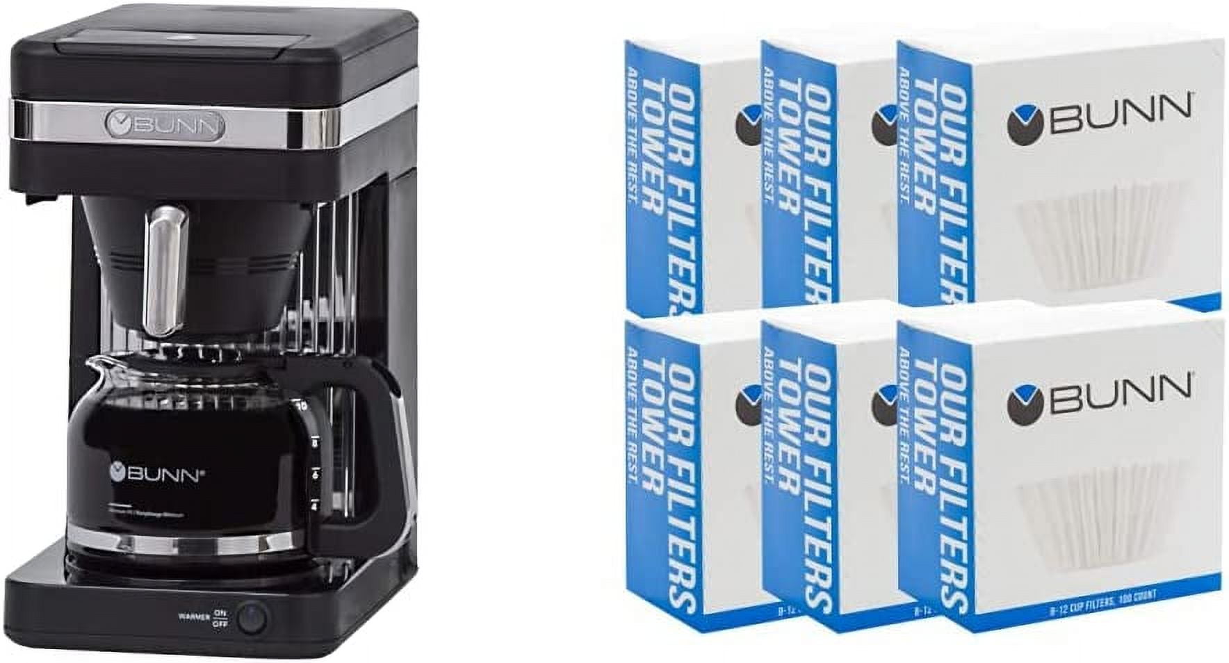 BUNN CSB2B Speed Brew Elite 10Cup Coffee Maker, Black/SST