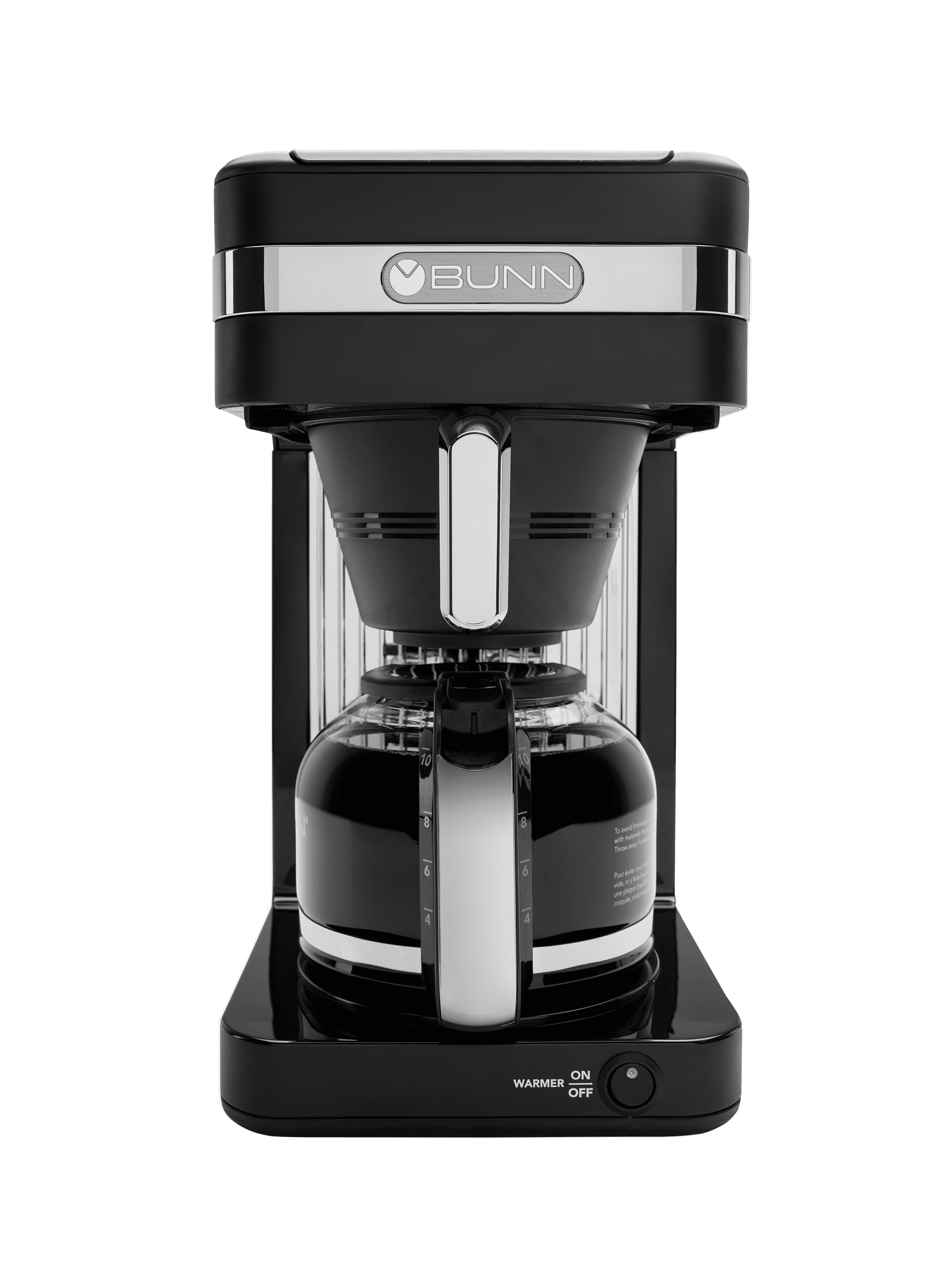 Boscare 12-Cup Coffee Maker Programmable Drip Coffeemaker with Reusable Filter, Multiple Brew Strength, Keep Warm, Black