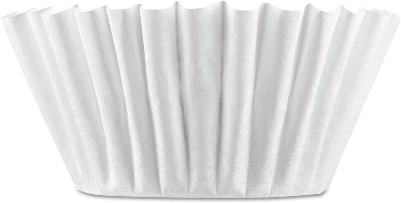 BUNN® Coffee Filters, 8 To 12 Cup Size, Flat Bottom, 100/pack 20104.0001