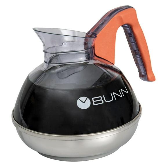 BUNN Easy Pour Commercial 12-Cup Coffee Decanter, Orange, 6101.0101 CA2