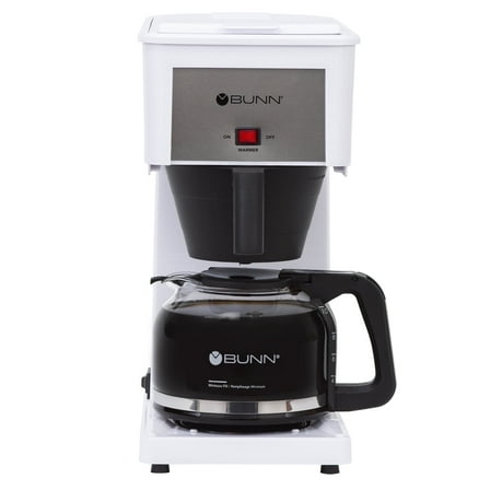 BUNN GRW Speed Brew Classic 10-Cup Drip Coffee Maker, White, 38300.0060