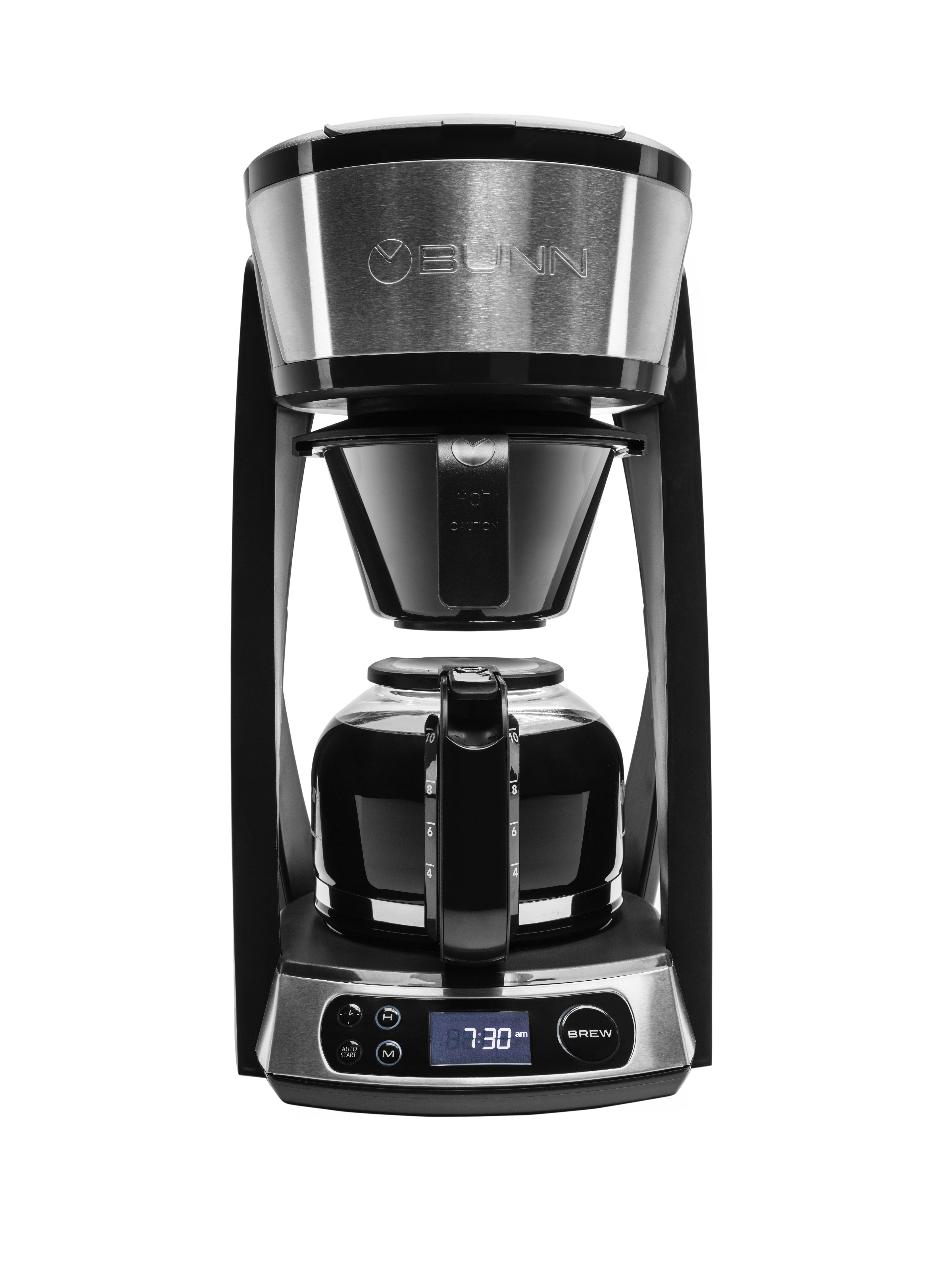  BUNN Heat N Brew Programmable Coffee Maker, 10 cup, Stainless  Steel: Home & Kitchen