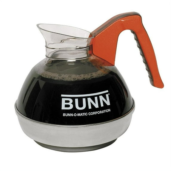 BUNN Unbreakable 12-Cup Decanter, Orange, 1 Each (Quantity)