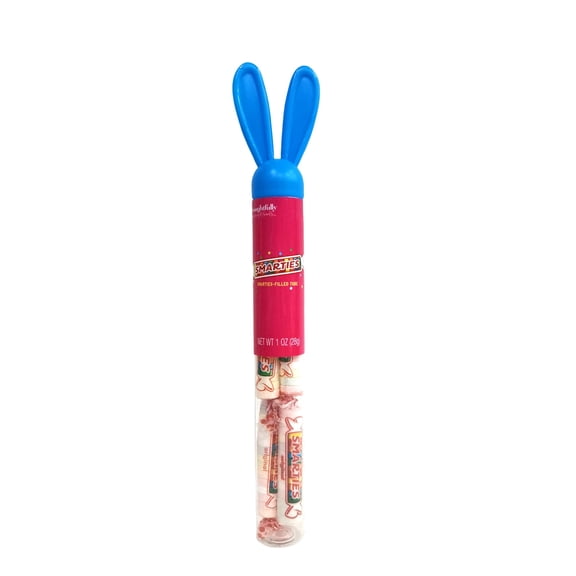 Smarties, Bunny Ear Tubes with Wrapped Smarties, 1 oz., Easter Gift, Allergens Free