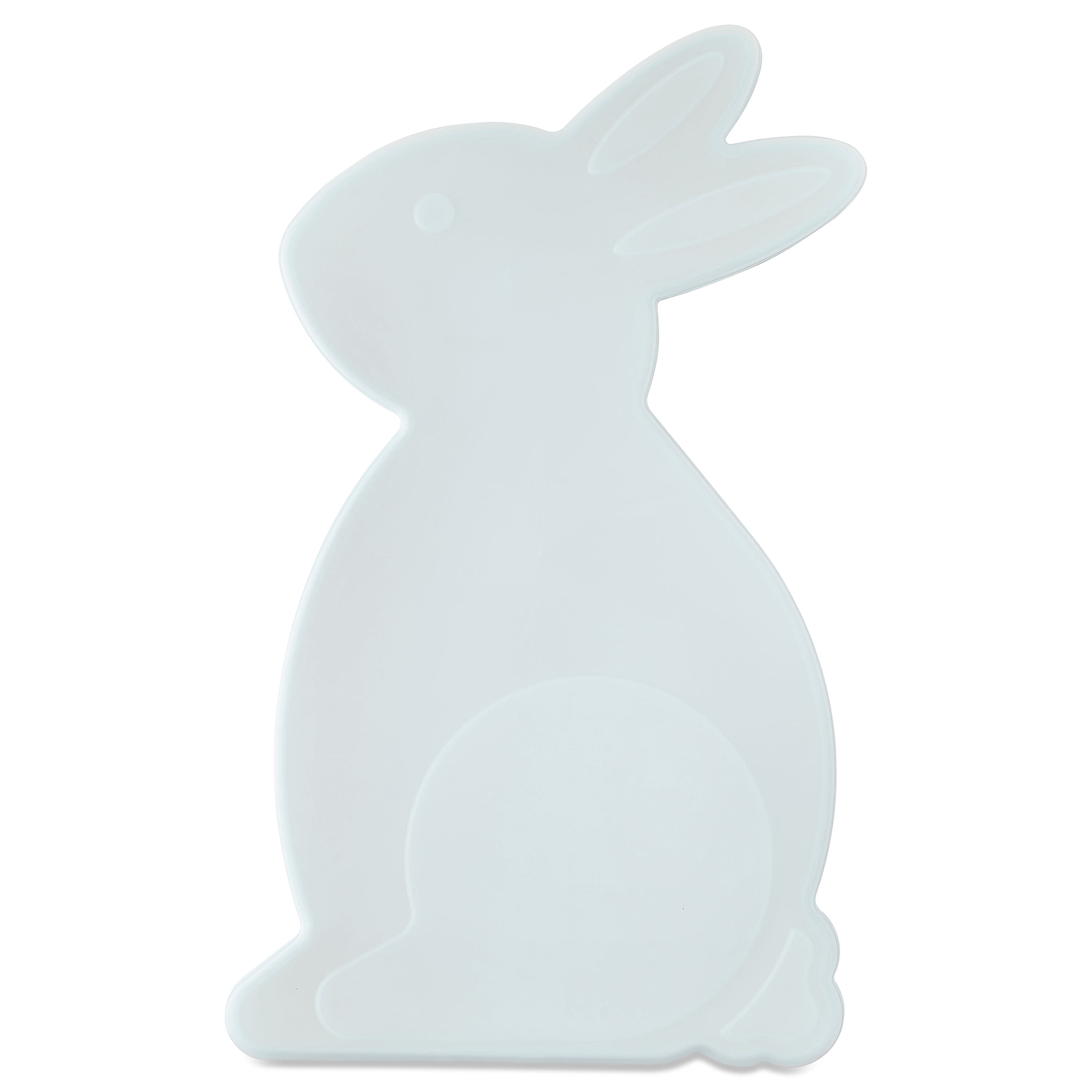 Way To Celebrate Bunny-Shaped Plastic Container, White, 17 in, Easter