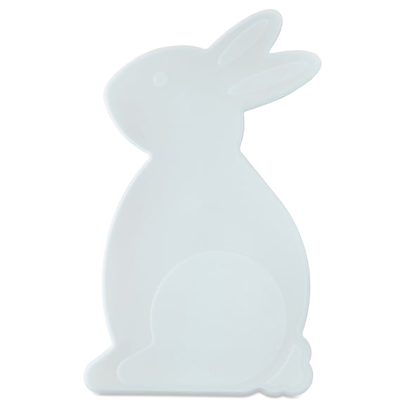 Bunny-Shaped Plastic Container, White, 17", Easter by Way To Celebrate