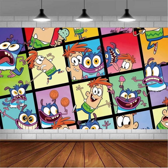 BUNSEN IS A BEAST Backdrop Banner Party Supplies Poster Movie Theme Background for Photography Birthday Decorations